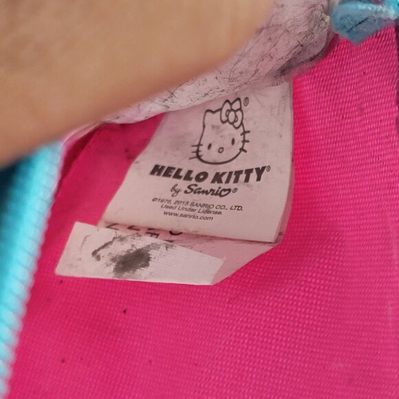 Sanrio Hello Kitty Cat Pink Flat Pen Pencil School Work Pouch Case Baggie - Picture 6 of 6